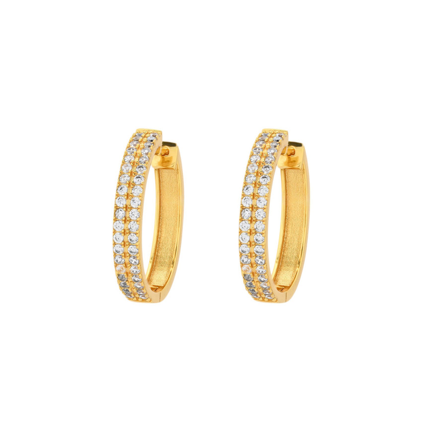 BeLove hoops with set zirconia