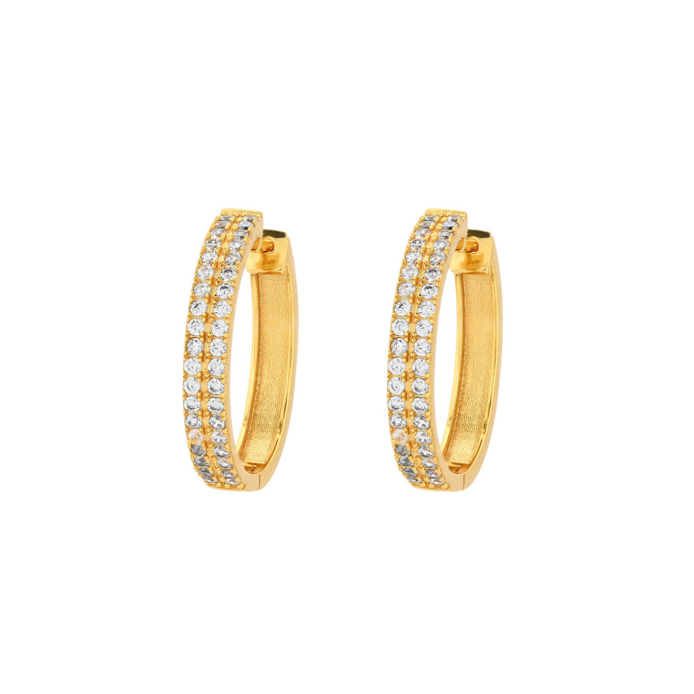 BeLove hoops with set zirconia