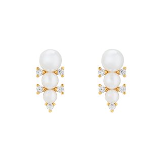 BeLove earrings with pearl trio
