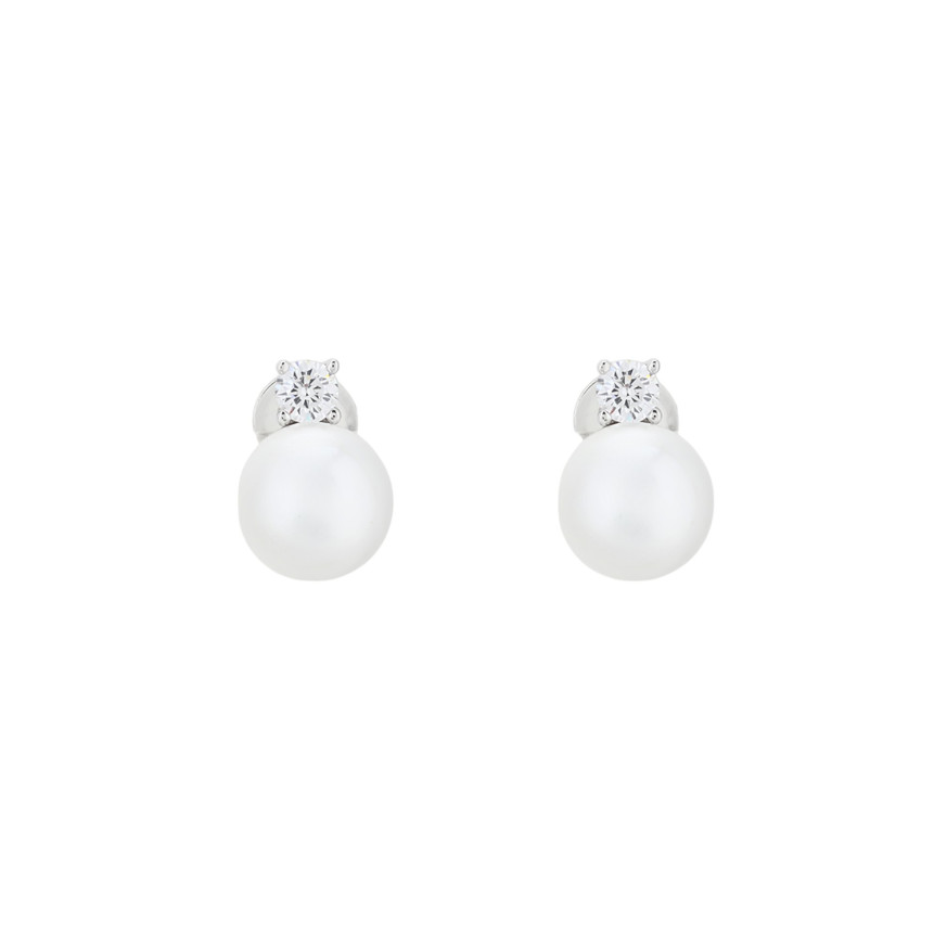 Orecchinos di perla Belove con luminosa