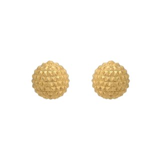 Boucles d'oreilles BeLove simples avec texture