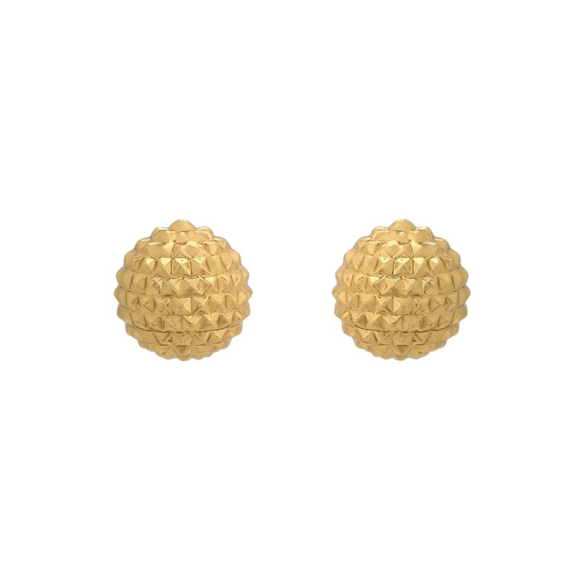 BeLove simple textured earrings