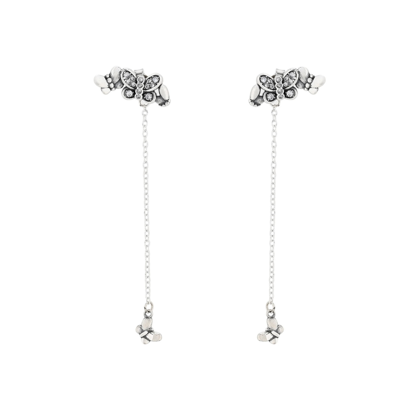 Orecchini pendenti Luxury con farfalle