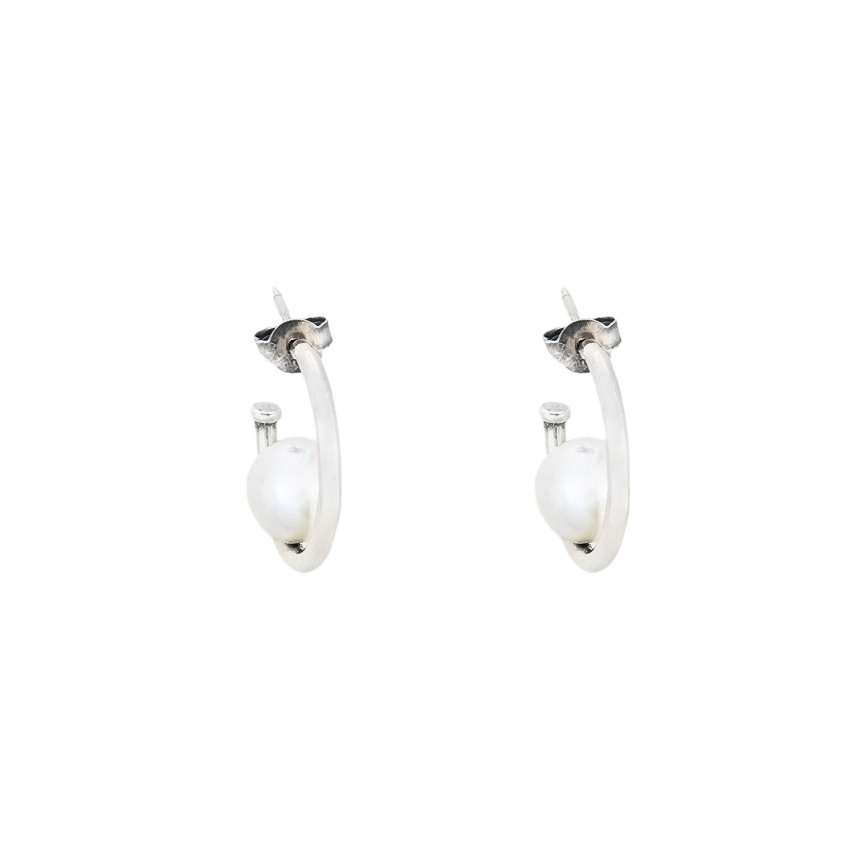 Argolas Luxury com pérolas