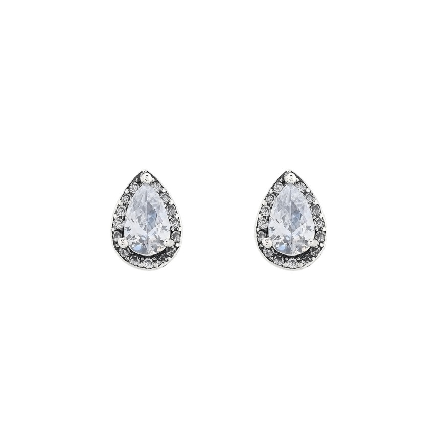 Brincos espigão Luxury gota brilhante