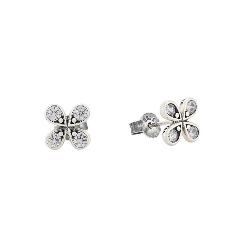 Brincos espigão Luxury flor pequena