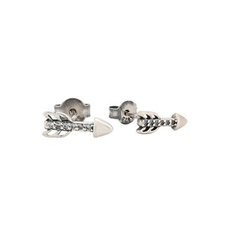 Luxury spike earrings with Cupid's arrow