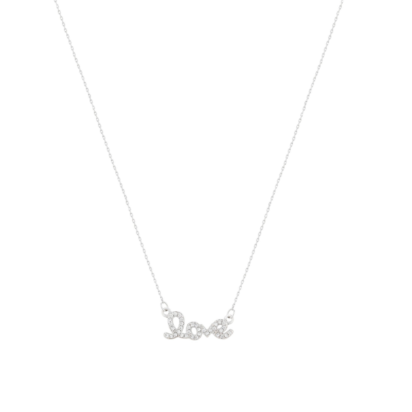 Collar Luxury con la palabra love