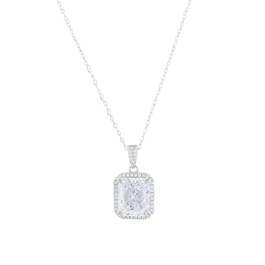 Collar Luxury con piedra rectangular