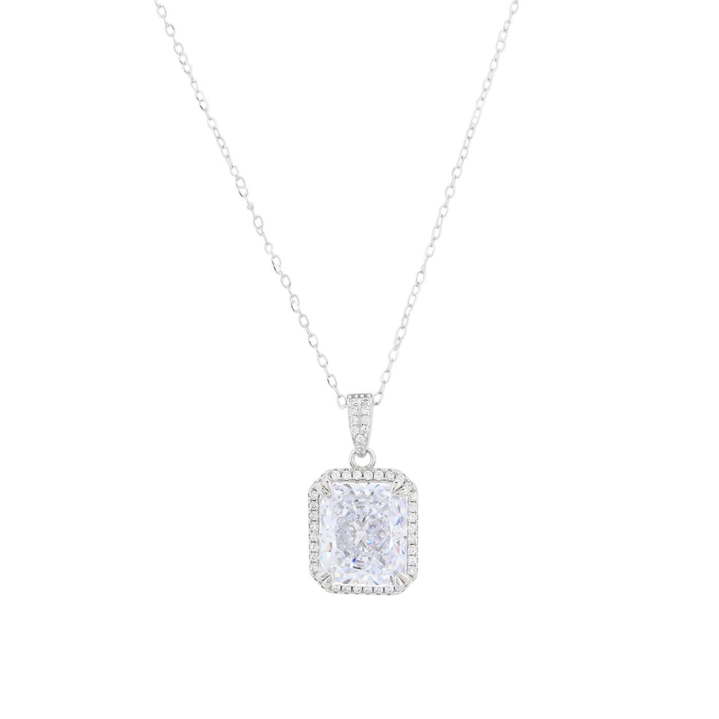Collier Luxury avec pierre rectangulaire