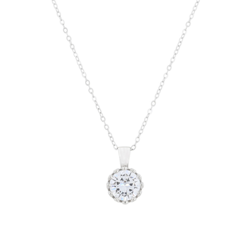 Colar Luxury redondo com zircônia
