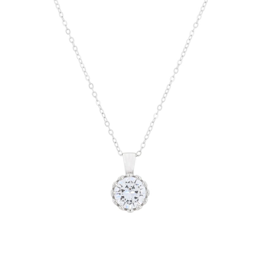 Colar Luxury redondo com zircônia