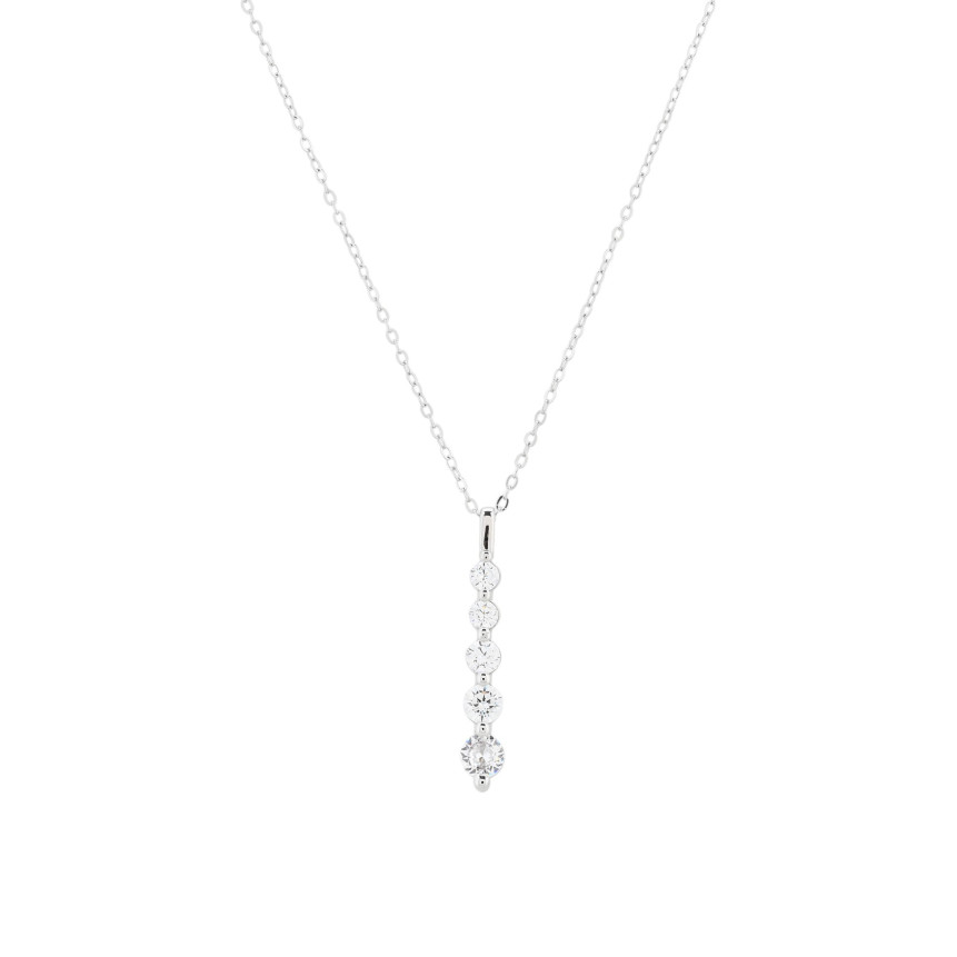 Colar Luxury com cinco brilhantes