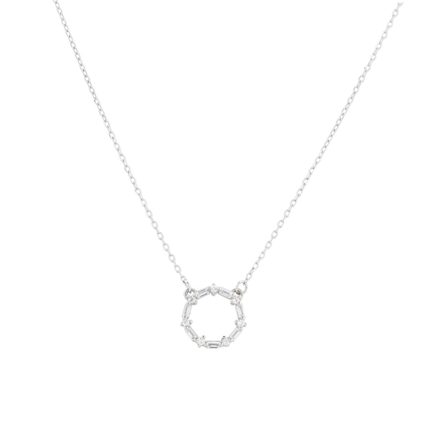 Collar S925 círculo de circonitas GB