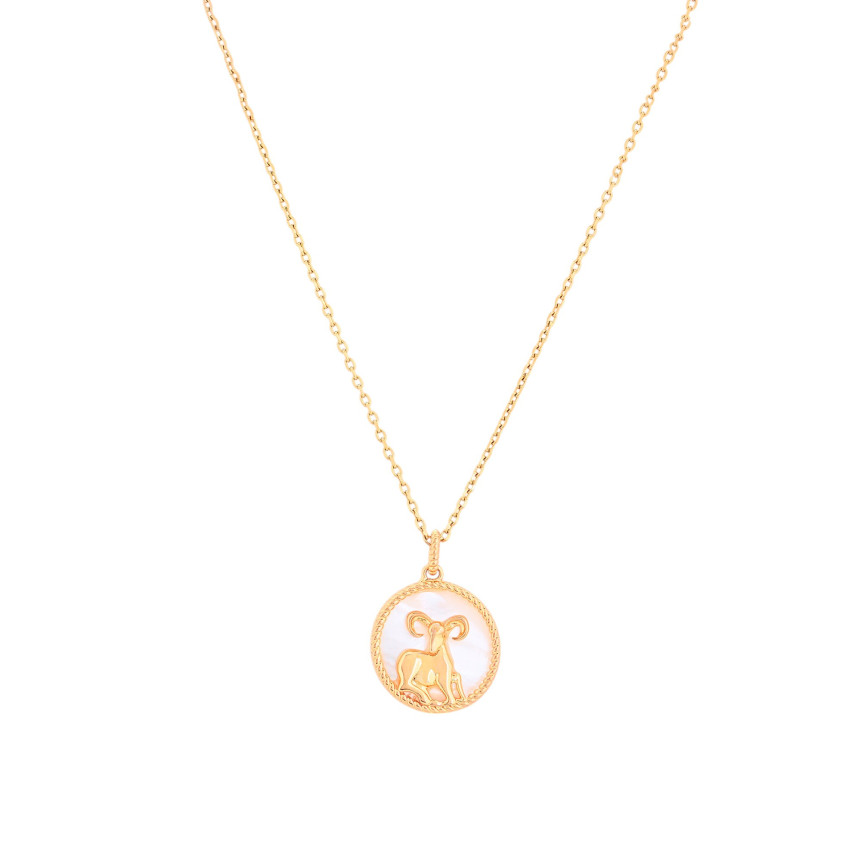 Collana BeLove con madreperla e segno zodiacale
