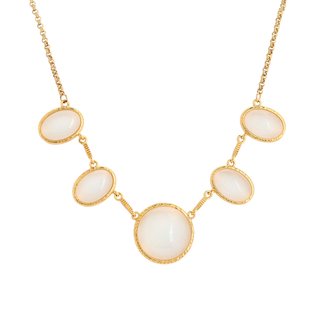 Collana 5 pietre ovali GB