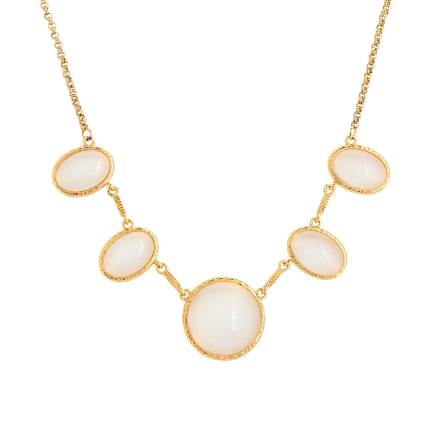 Collier 5 pierres ovales GB