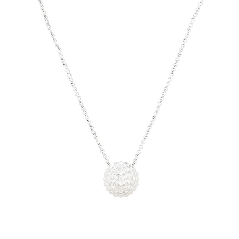 Collar con colgante texturizado semi joya GB