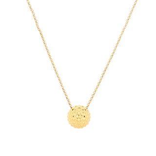 Textured pendant necklace semi precious GB