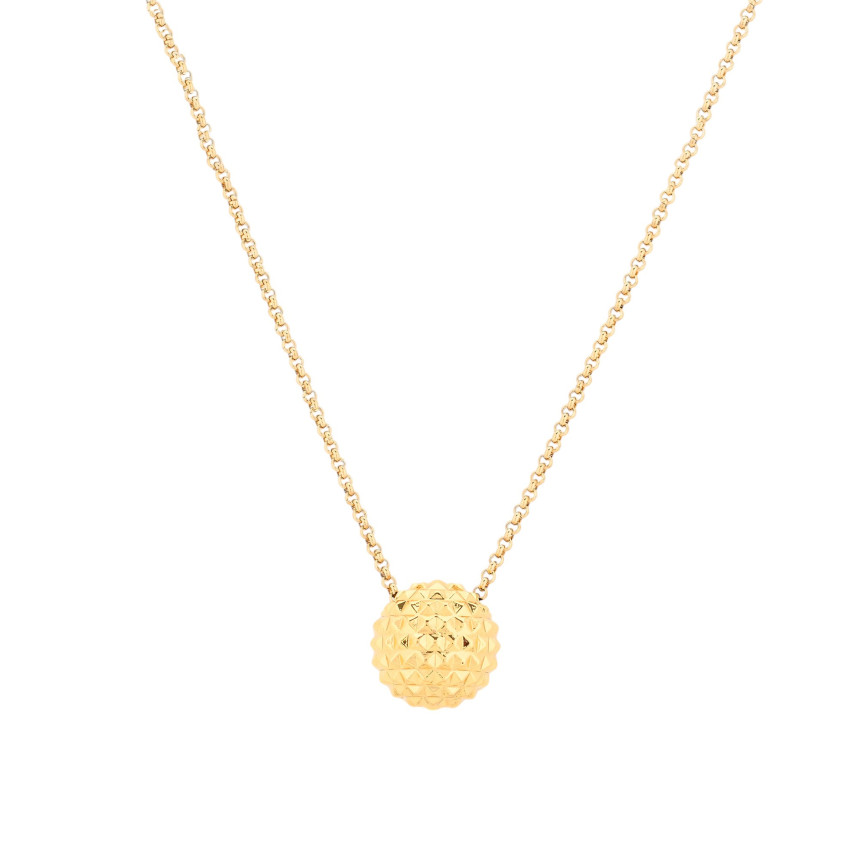 Collana con ciondolo strutturato semi preziose GB
