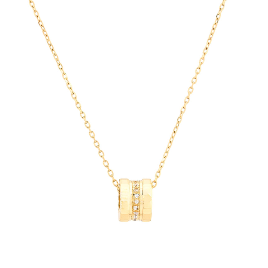 Collana basica in semi preziose con zirconi GB