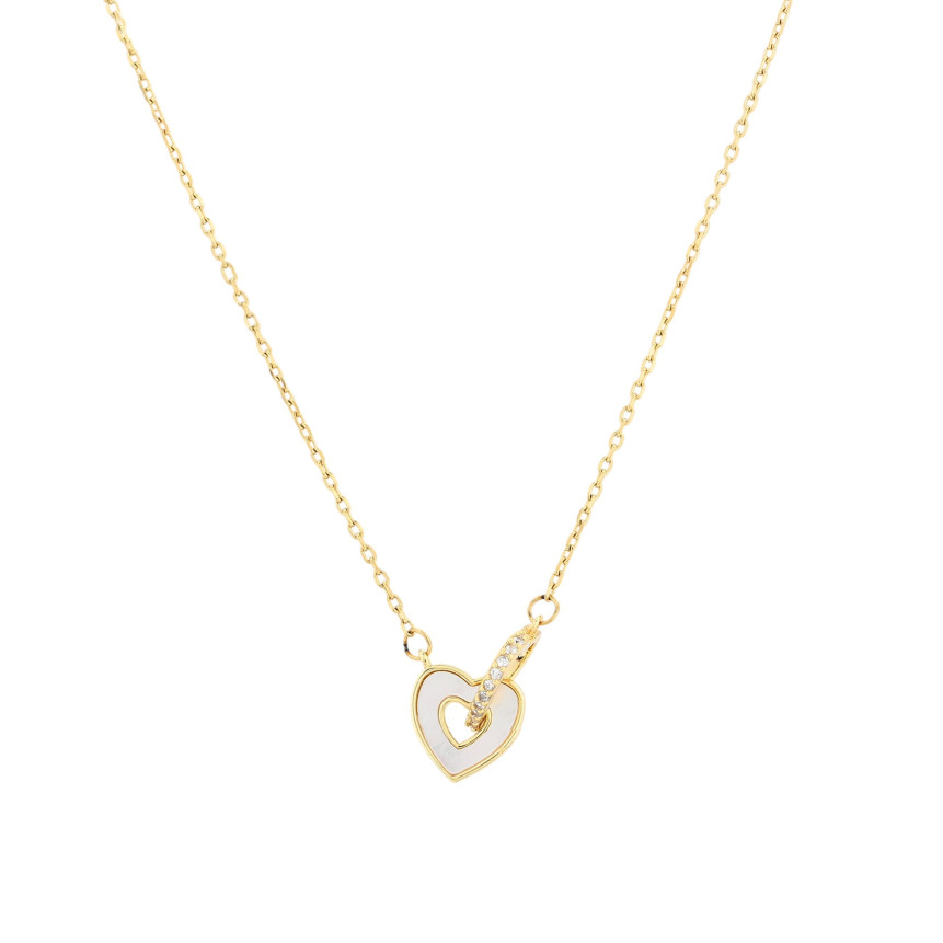Collana semi preziose cuori intrecciate GB