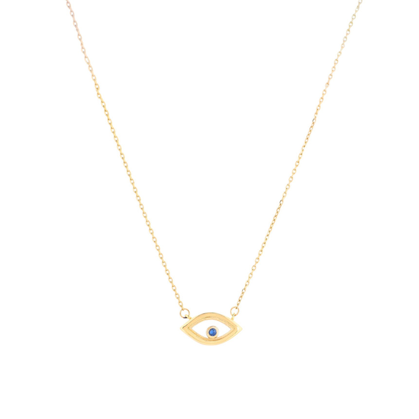 Semi precious necklace eye GB