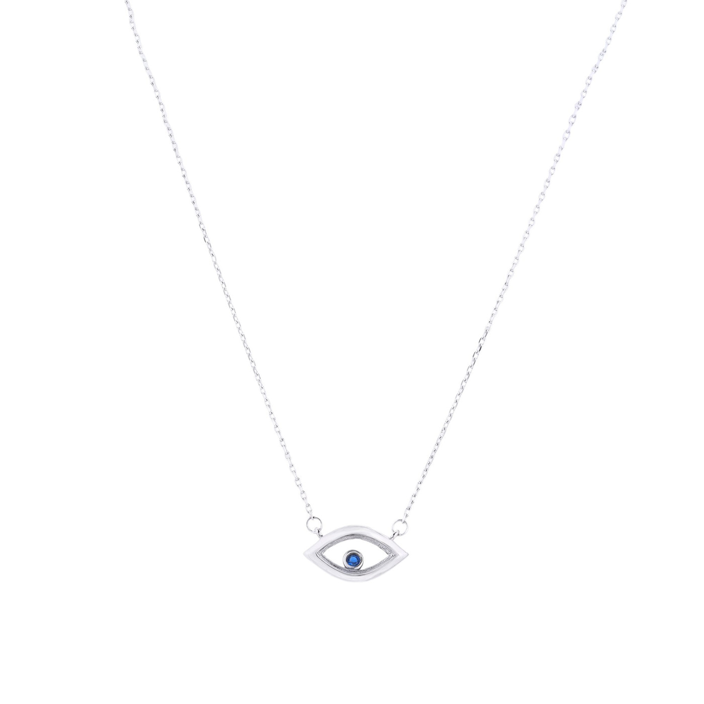 Semi precious necklace eye GB