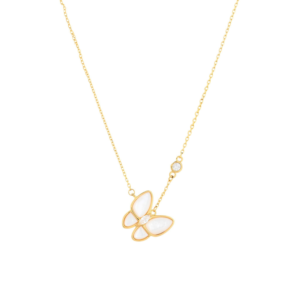 Collana BeLove madreperla farfalla
