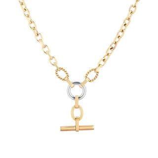 Stainless steel necklace with links