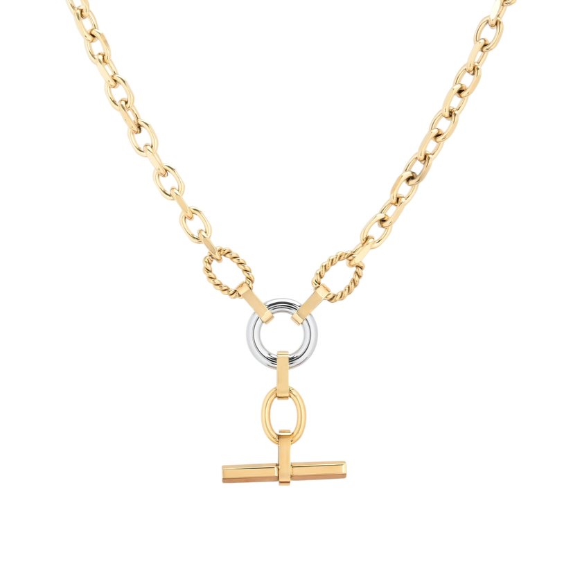 Collier en acier inoxydable avec maillons