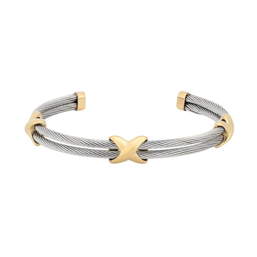 Rigid Glamour bracelet in steel