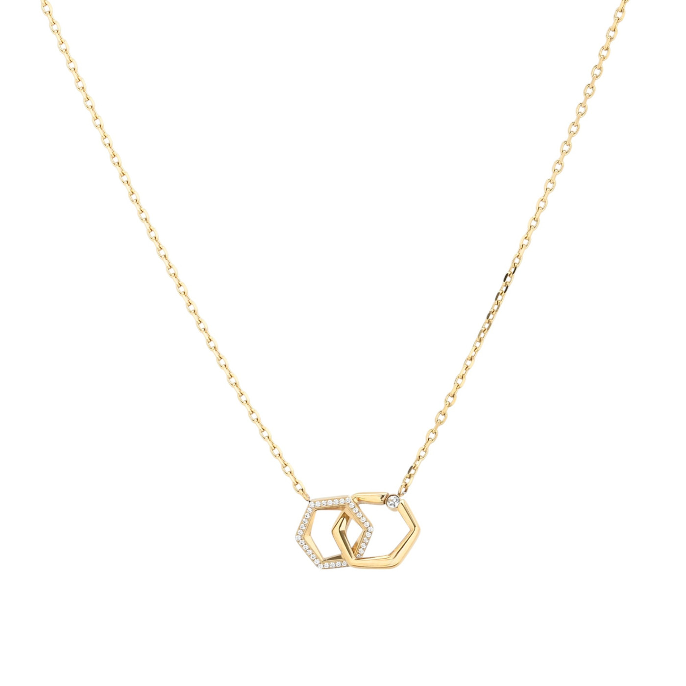 Coller avec des cercles entrelacés en acier