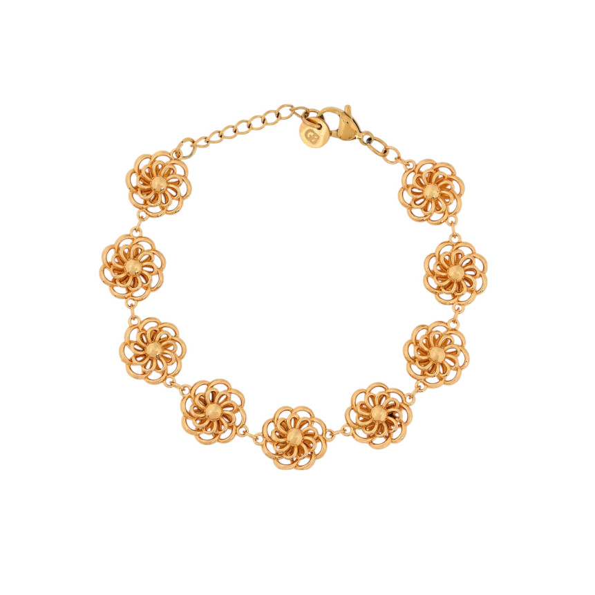 Pulsera Encantos flor tradicional