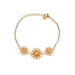 Pulseira Encantos flor tradicional