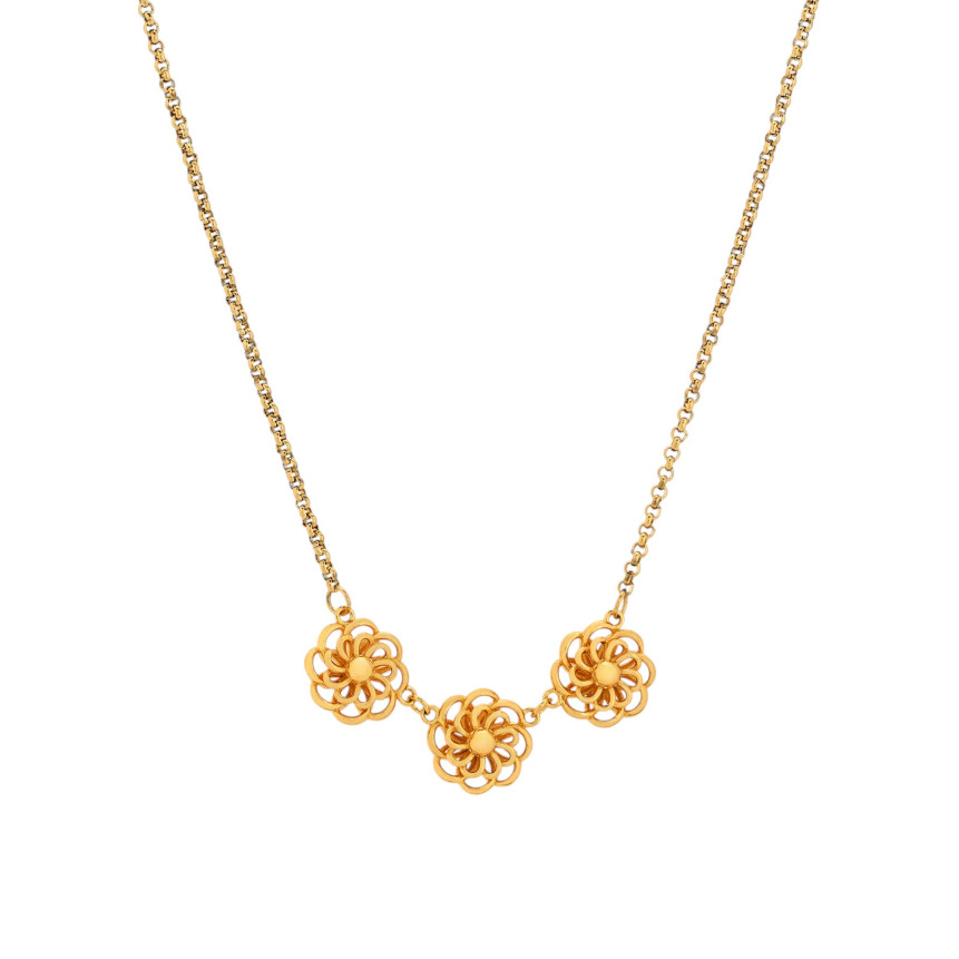 Collar Encantos flor tradicional