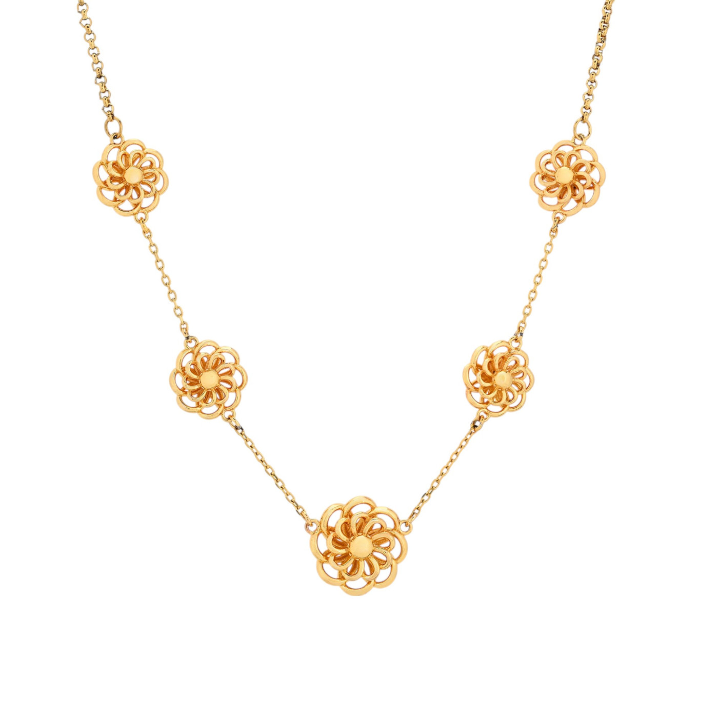 Collar Encantos flor tradicional