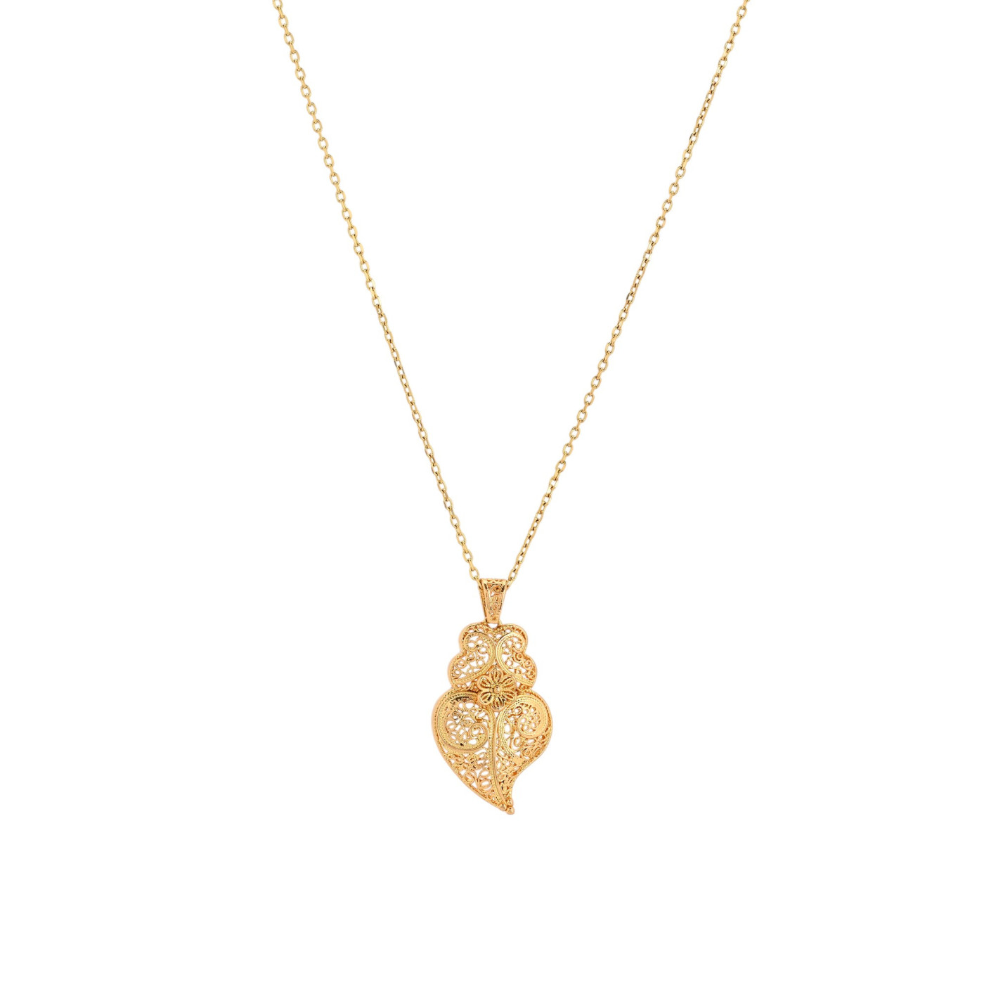 Necklace Heart of Viana charms