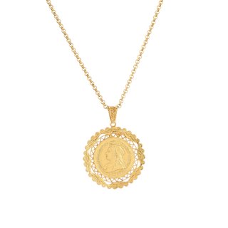 Collar Encantos libra antigua