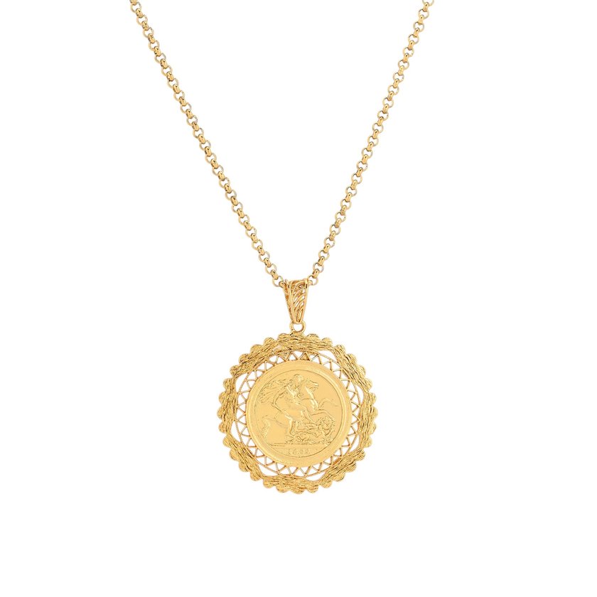 Necklace Encantos antique libra