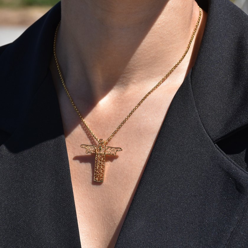 Colar Encantos Cristo tradicional