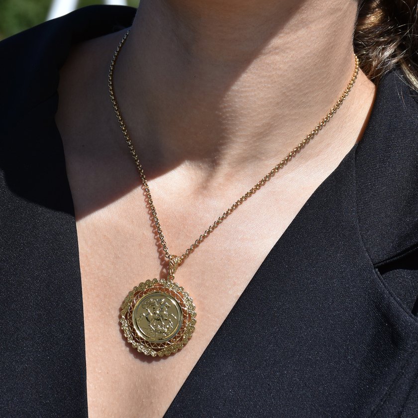 Collier Encantos balance antique