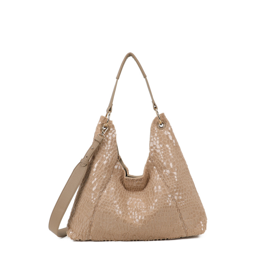 Bolso Shopper con peluche y charol