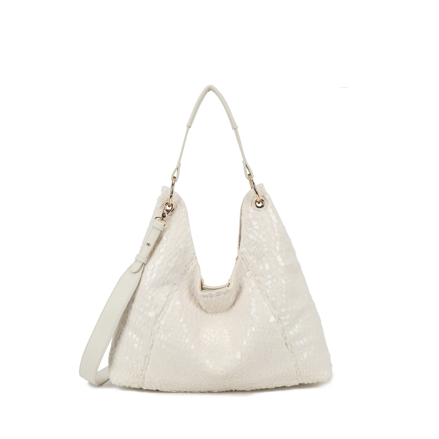 Bolso Shopper con peluche y charol
