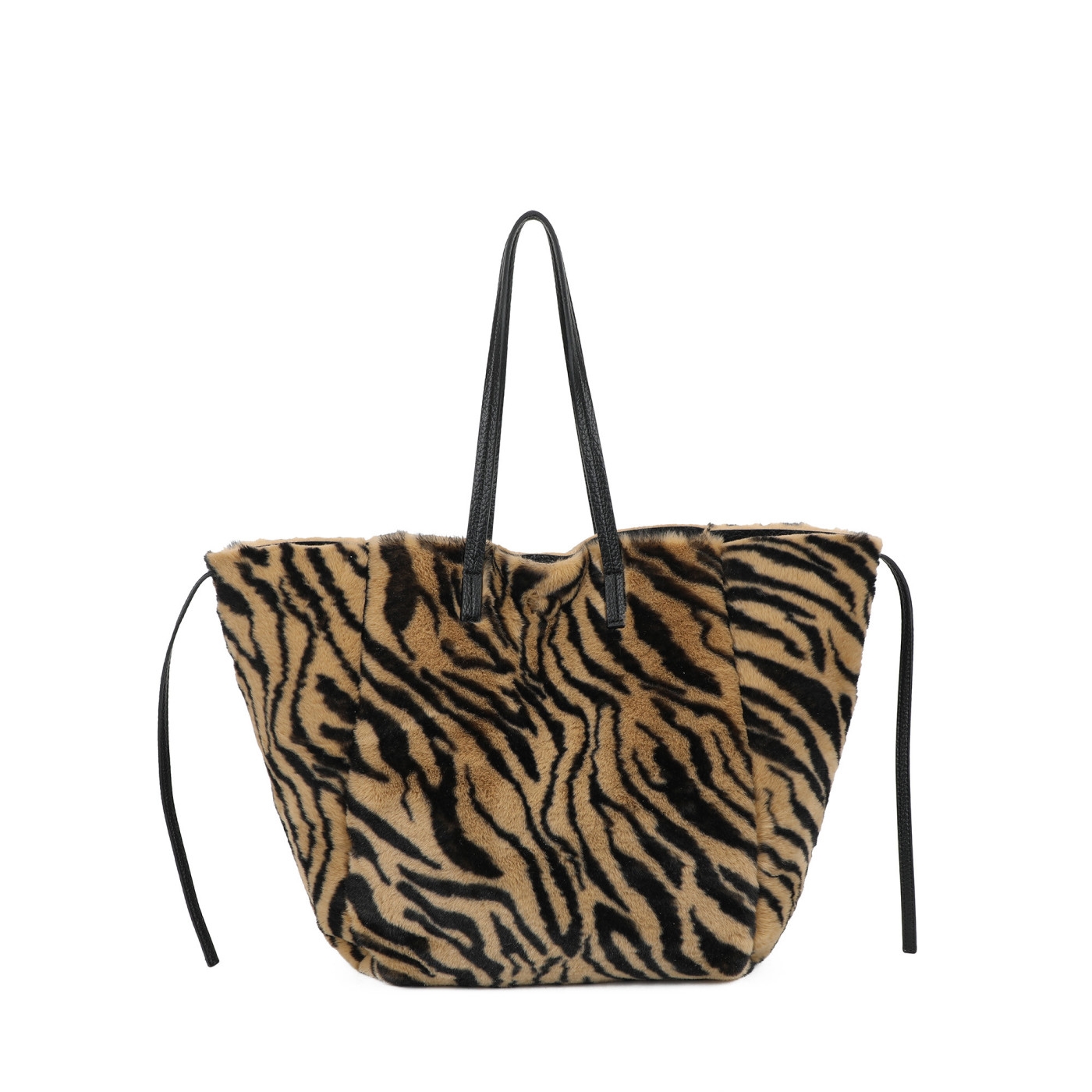 Mala Shopper com pelo animal print