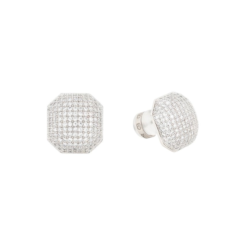 Boucles d'oreilles BeLove avec zircons