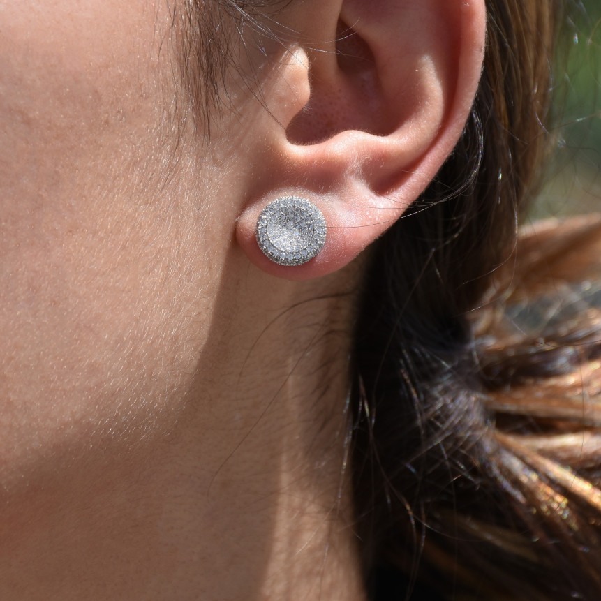 Pendientes BeLove con circonitas