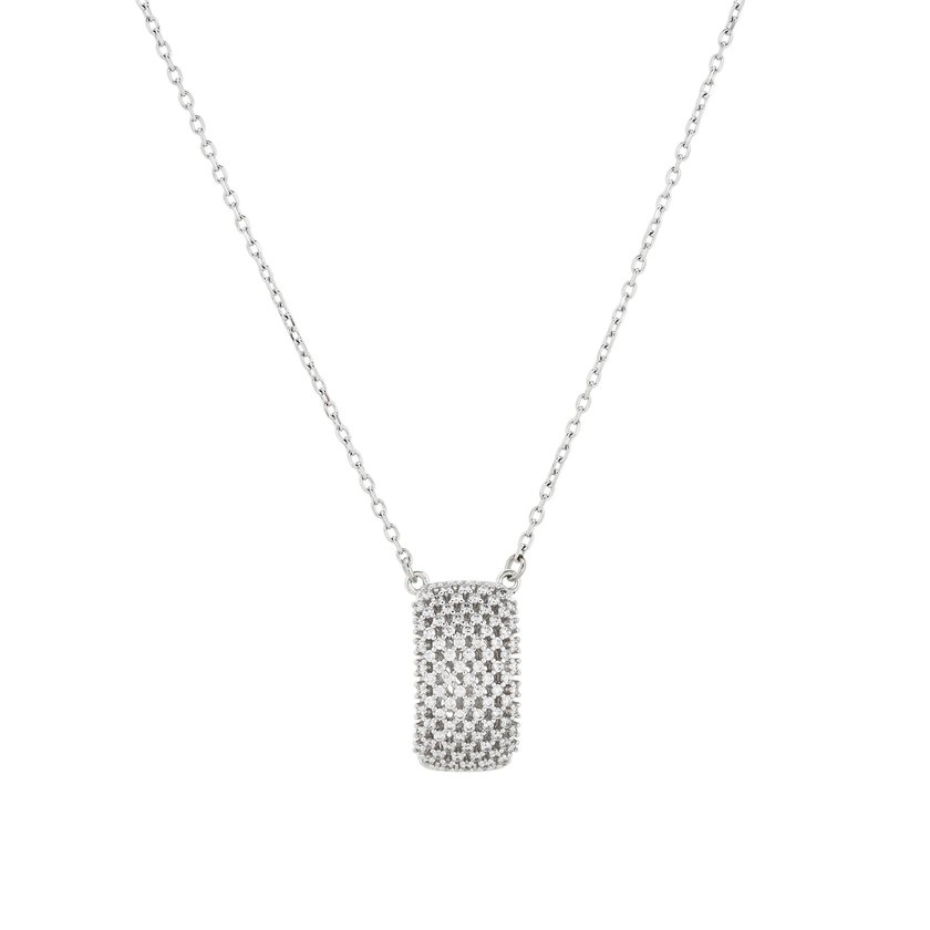 BeLove necklace rectangular zircons