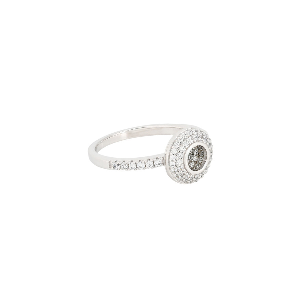 BeLove solitaire ring with zircons