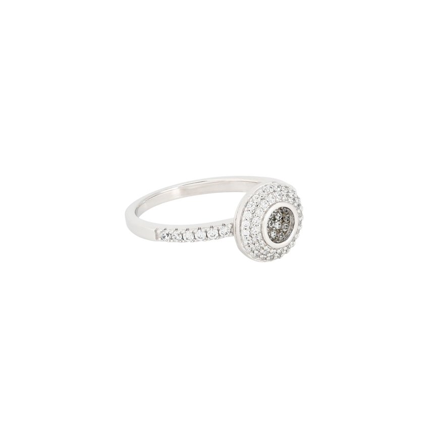BeLove solitaire ring with zircons